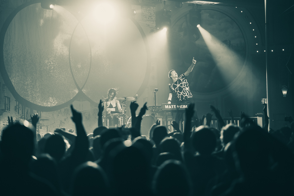 Matt and Kim, Crystal Ballroom, photo by Andrew Wallner
