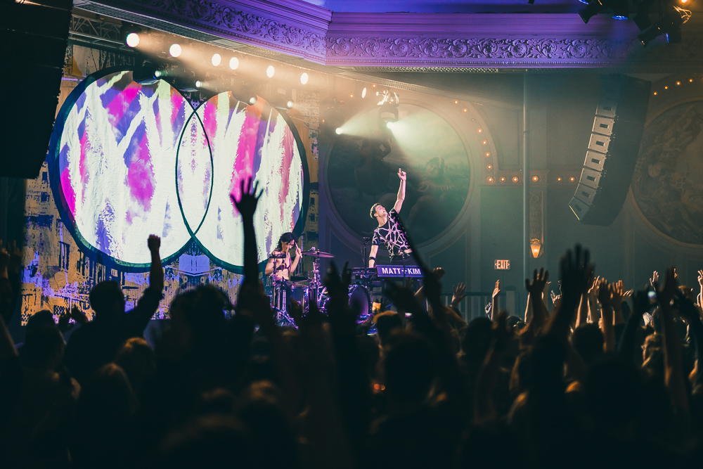 Matt and Kim, Crystal Ballroom, photo by Andrew Wallner