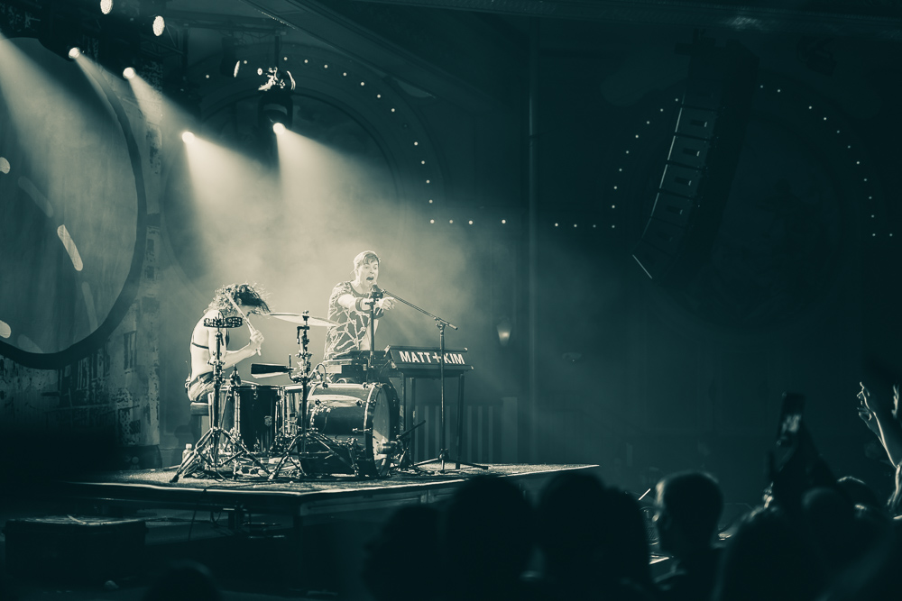 Matt and Kim, Crystal Ballroom, photo by Andrew Wallner