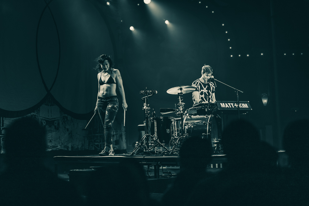 Matt and Kim, Crystal Ballroom, photo by Andrew Wallner