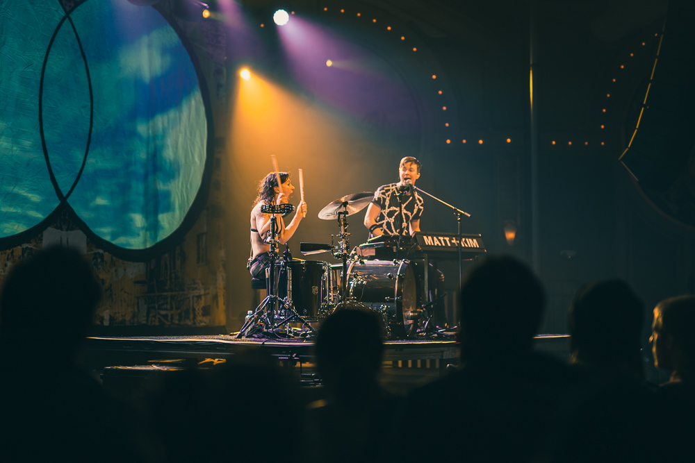 Matt and Kim, Crystal Ballroom, photo by Andrew Wallner