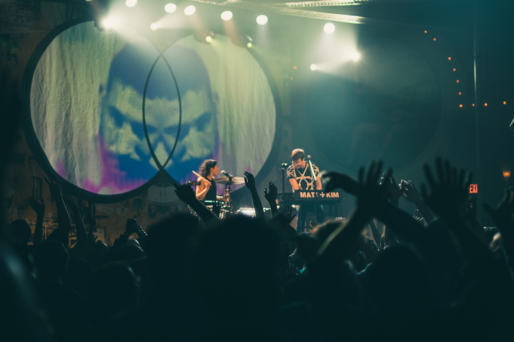 Matt and Kim, Crystal Ballroom, photo by Andrew Wallner