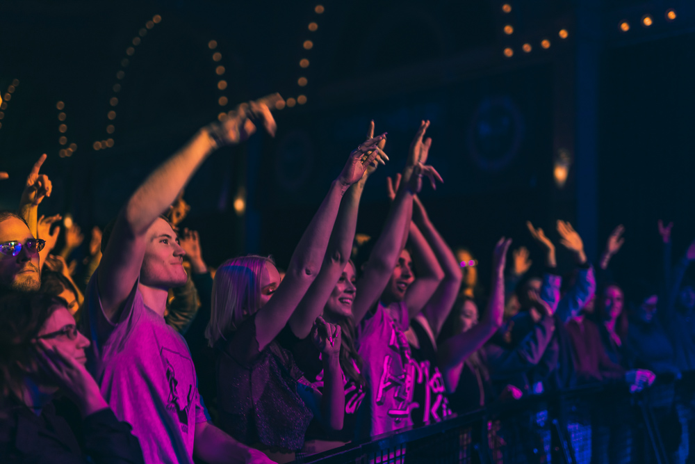 The Knocks, Crystal Ballroom, photo by Andrew Wallner