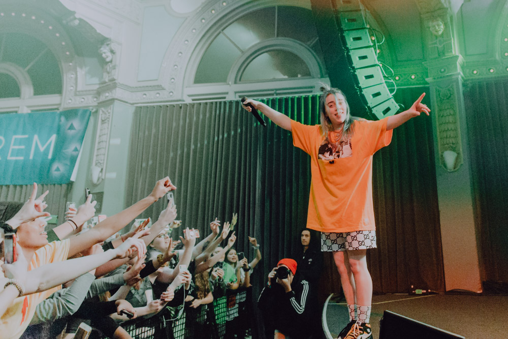 Billie Eilish, Crystal Ballroom, photo by Sydnie Kobza