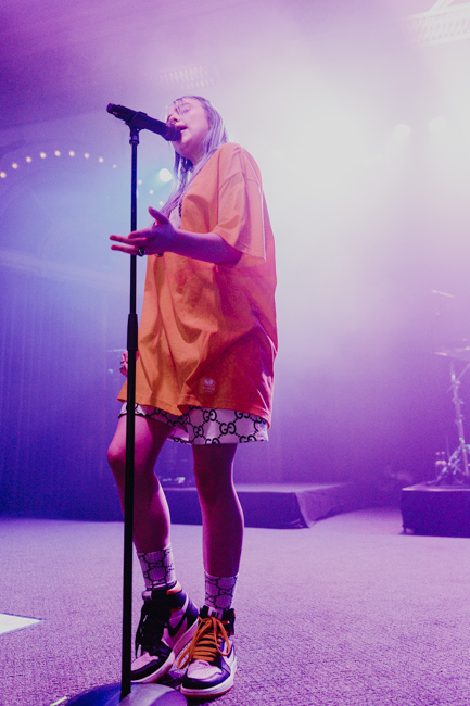 Billie Eilish, Crystal Ballroom, photo by Sydnie Kobza