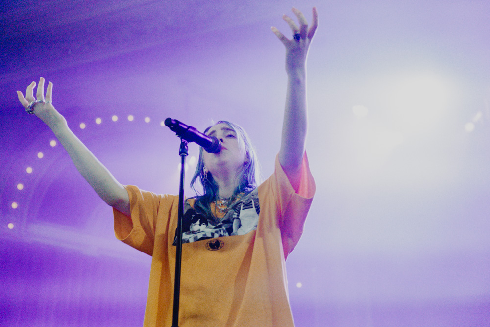 Billie Eilish, Crystal Ballroom, photo by Sydnie Kobza