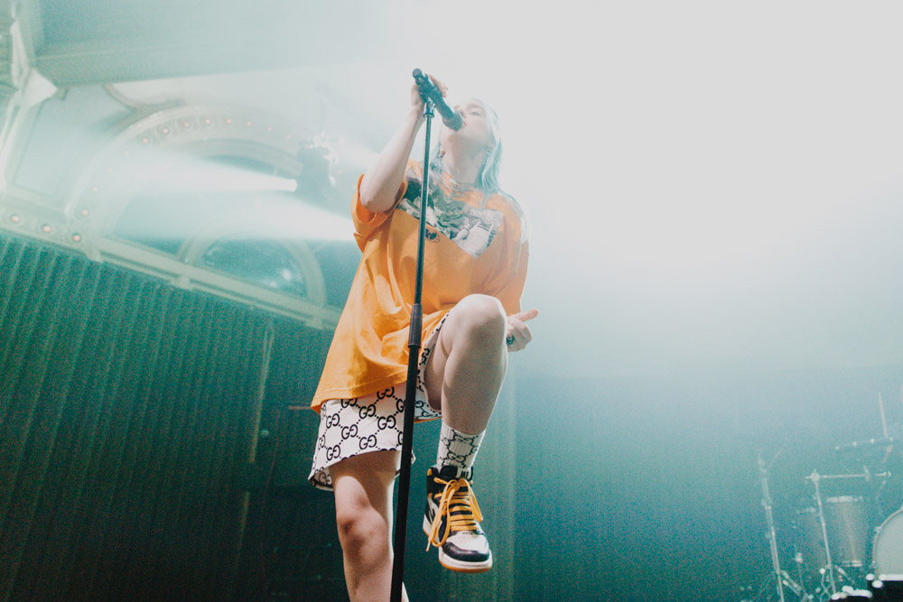Billie Eilish, Crystal Ballroom, photo by Sydnie Kobza