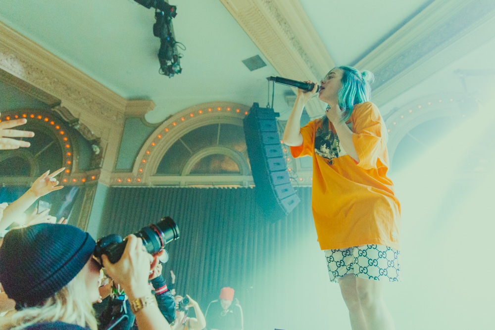 Billie Eilish, Crystal Ballroom, photo by Sydnie Kobza